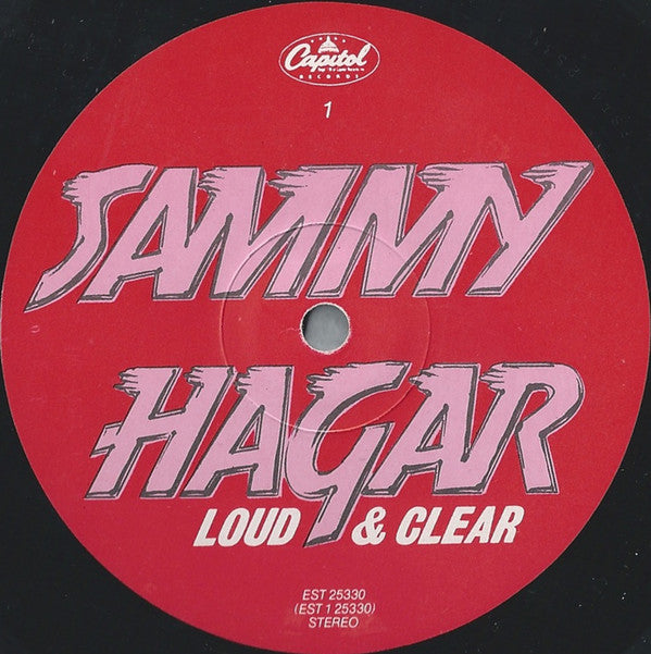 Sammy Hagar : Loud And Clear (LP, Album)