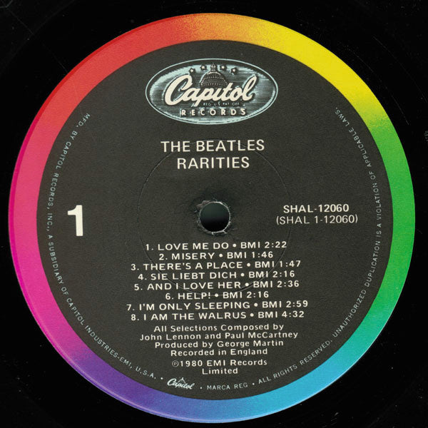 The Beatles : Rarities (LP, Comp, Mono, Jac)