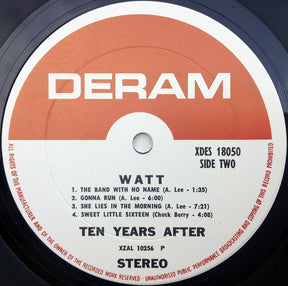 Ten Years After : Watt (LP, Album, P -)