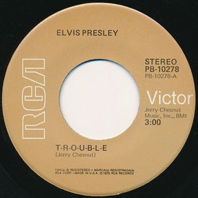 Elvis Presley : T-R-O-U-B-L-E / Mr. Songman (7", Single, Ind)