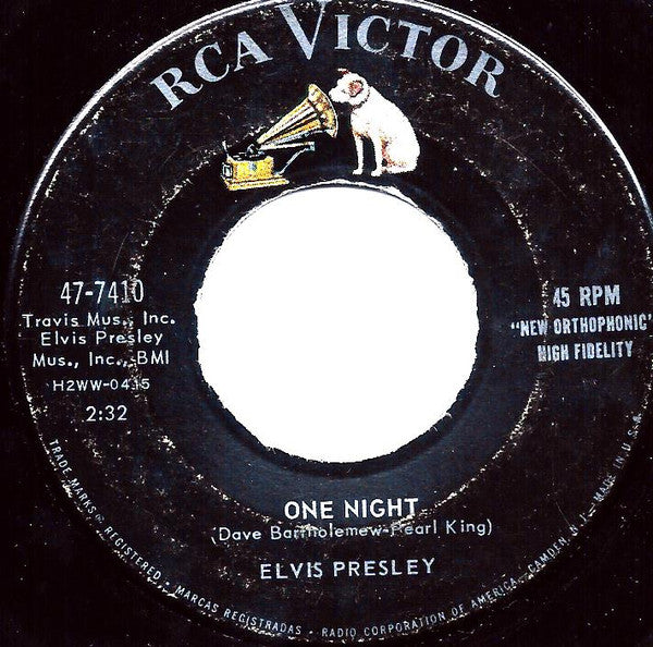 Elvis Presley : One Night / I Got Stung (7", Single, RCA)