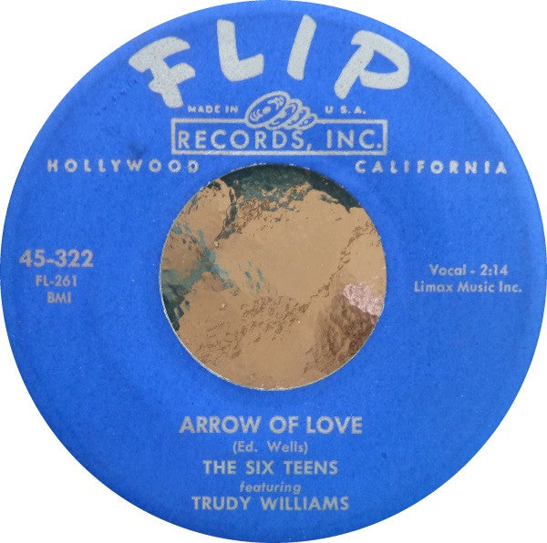 The Six Teens : Arrow Of Love / Was It A Dream Of Mine (7", Single)