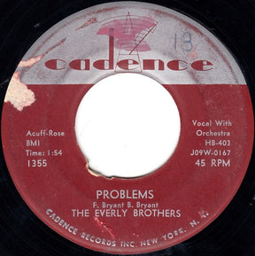 Everly Brothers : Problems (7", Single)