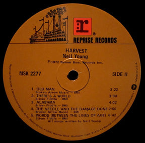 Neil Young : Harvest (LP, Album, RE, Glo)