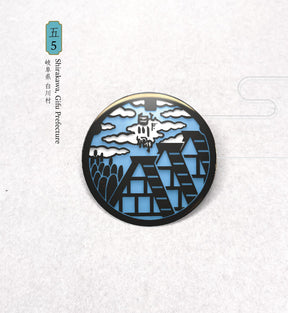 Japanese Manhole Enamel Pins 51mm | DrainArt - Wake Concept Store  