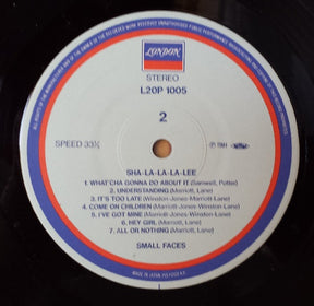 Small Faces : Sha-La-La-La-Lee (LP, Comp)