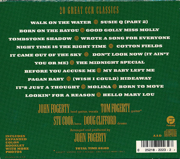 Creedence Clearwater Revival : Chronicle Volume Two (Twenty Great CCR Classics) (CD, Comp, RE, RM, 24 )