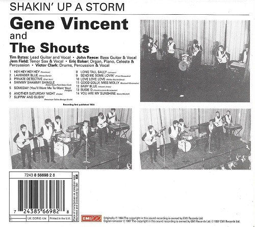 Gene Vincent : Shakin' Up A Storm (CD, Album, Mono, RM, Dig)