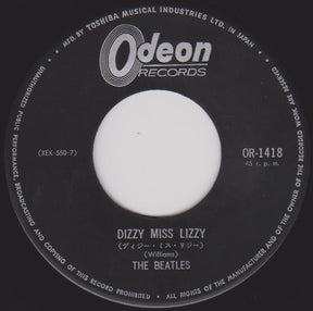 The Beatles : Dizzy Miss Lizzy / Anna (Go To Him) (7", Single, Mono)