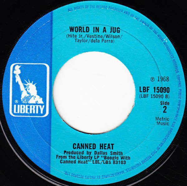 Canned Heat : On The Road Again (7", Lar)