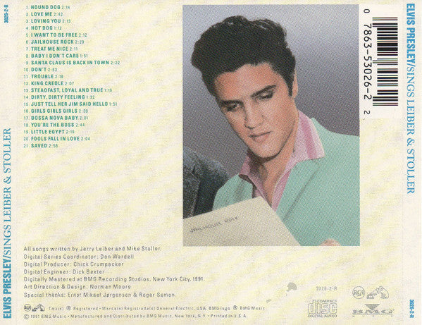 Elvis Presley : Elvis Presley Sings Leiber & Stoller (CD, Comp)