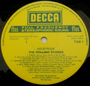The Rolling Stones : Solid Rock (LP, Comp)