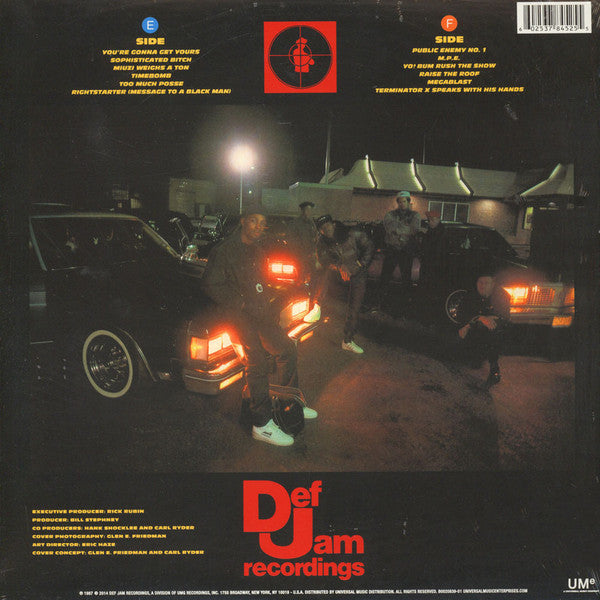 Public Enemy : Yo!  Bum Rush The Show (LP, Album, RE, 180)