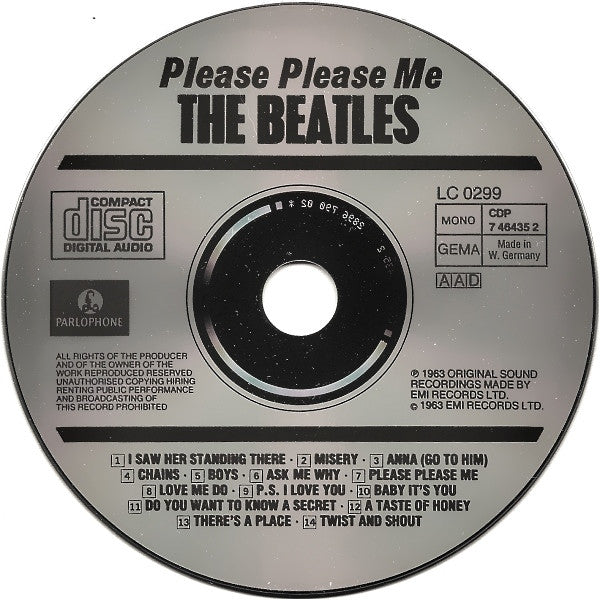 The Beatles : Please Please Me (CD, Album, Mono, RE)