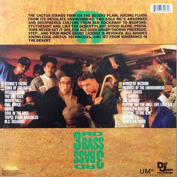 3rd Bass : The Cactus Al/Bum (The Cactus Album) (LP, Album, RE)