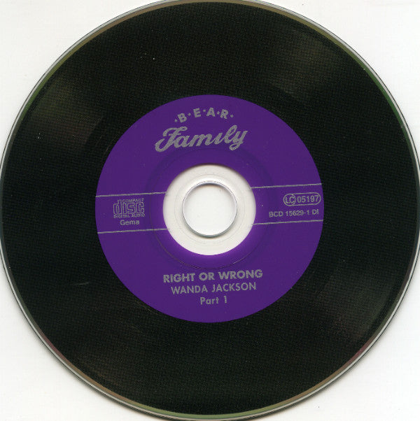 Wanda Jackson : Right Or Wrong (4xCD, Comp, RE, RM + Box, Comp, RE, RM)