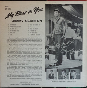 Jimmy Clanton : My Best To You (LP, Album, Comp, Mono)