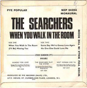 The Searchers : When You Walk In The Room (7", EP)