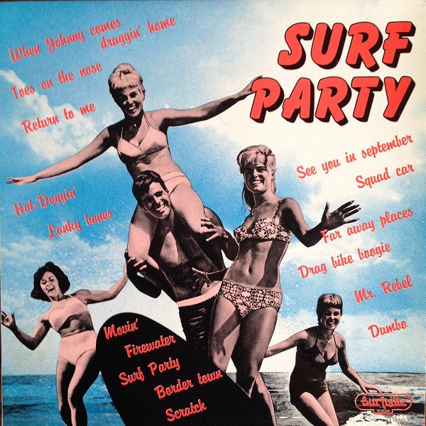 Various : Surf Party (LP, Comp, Unofficial)