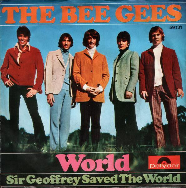 Bee Gees : World (7", Single, Mono)