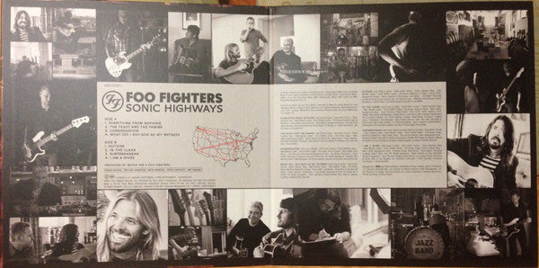 Foo Fighters : Sonic Highways (LP, Album, For)