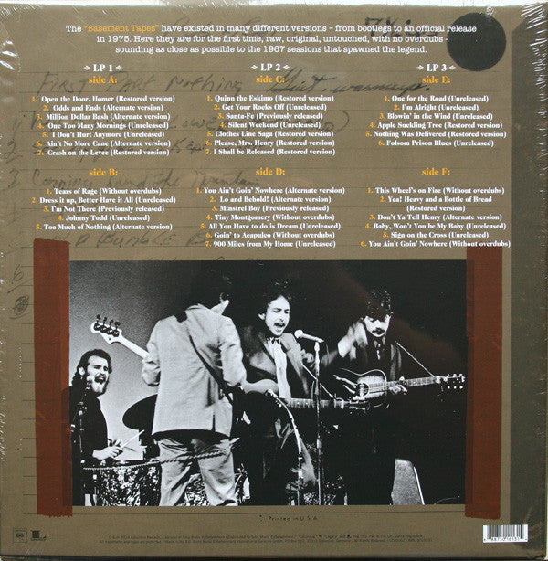 Bob Dylan And The Band : The Basement Tapes Raw (The Bootleg Series Vol. 11) (3xLP + 2xCD + Box)