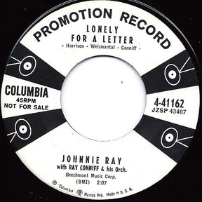 Johnnie Ray : Endlessly (7", Single, Promo)