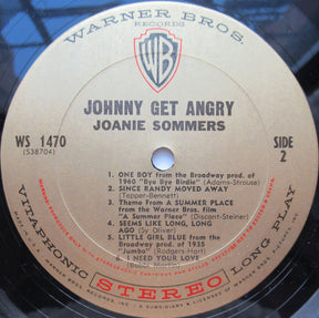 Joanie Sommers : Johnny Get Angry (LP, Album)