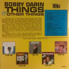 Bobby Darin : Things & Other Things (CD, Album, RE)