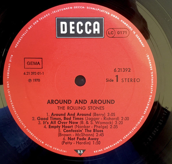 The Rolling Stones : Around And Around (LP, Album, RE)