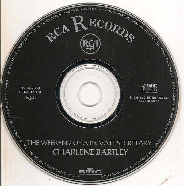 Charlene Bartley : The Weekend Of A Private Secretary (CD, Album, Mono, RE)