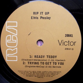 Elvis Presley : Rip It Up (7", EP, RE)