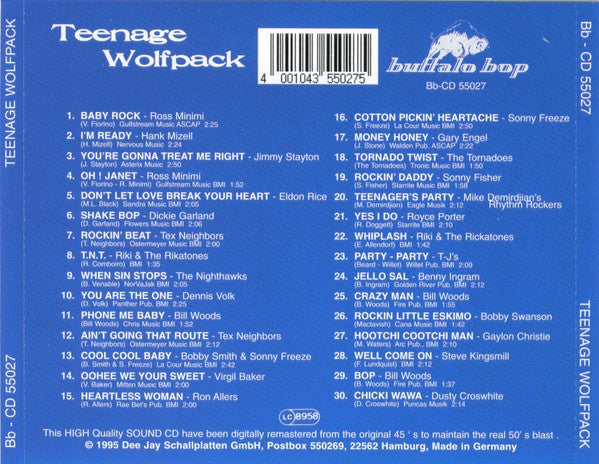 Various : Teenage Wolfpack (CD, Comp)