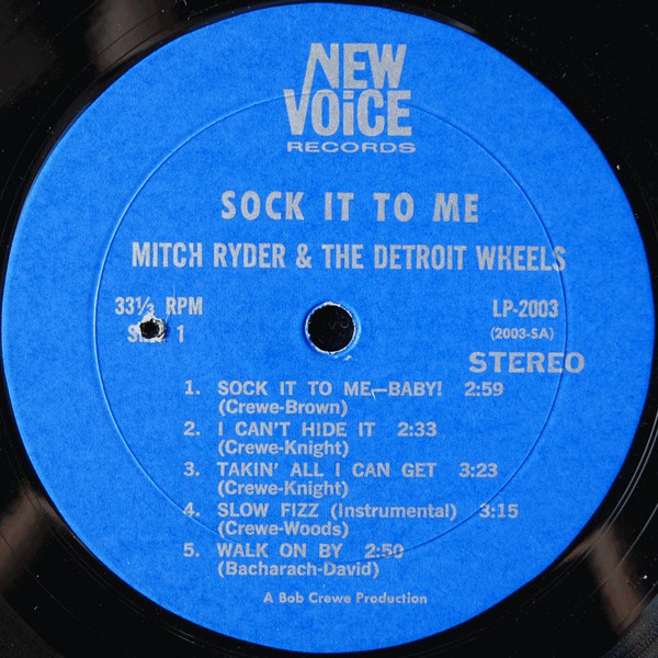 Mitch Ryder & The Detroit Wheels : Sock It To Me! (LP, Album, RP, Mon)