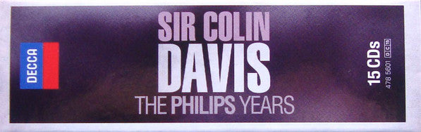 Sir Colin Davis : The Philips Years (15xCD, RM + Box, Comp)
