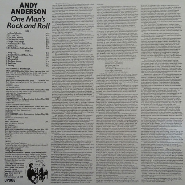 Andy Anderson (2) : One Man's Rock And Roll (LP, Comp)