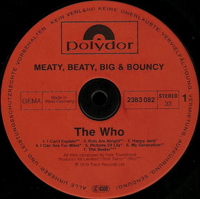 The Who : Meaty, Beaty, Big & Bouncy (LP, Comp, RP, Gat)