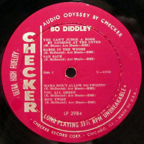 Bo Diddley : Bo Diddley (LP, Album, Mono, Red)