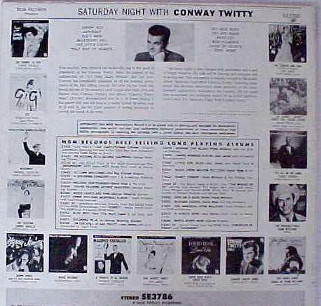 Conway Twitty : Saturday Night With (LP, Album)