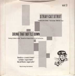 Stray Cats : Stray Cat Strut (7", Single, Sil)