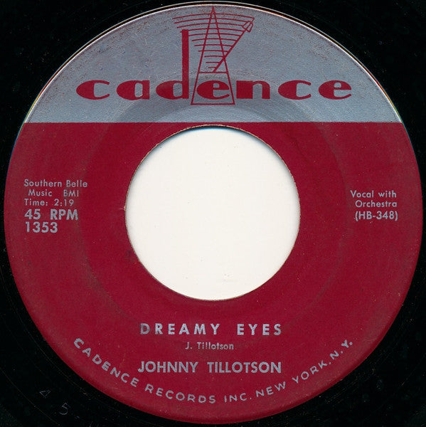 Johnny Tillotson : Dreamy Eyes (7", Single)