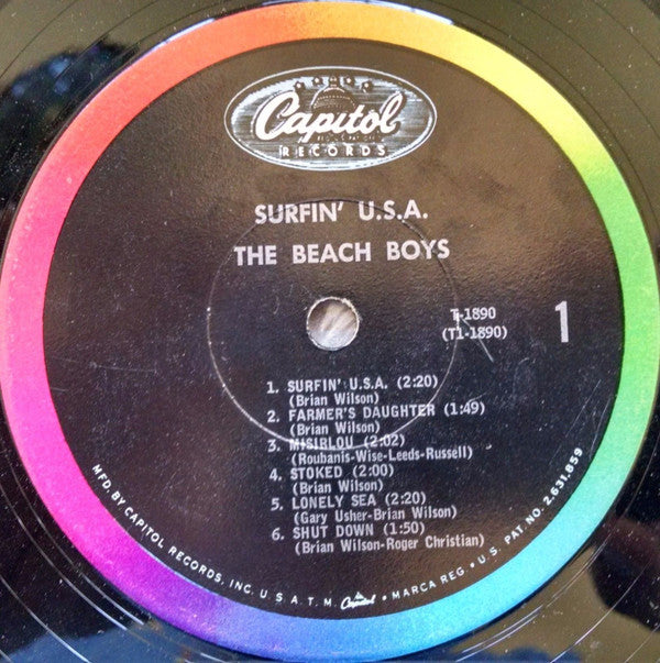 The Beach Boys : Surfin' U.S.A. (LP, Album, Mono)