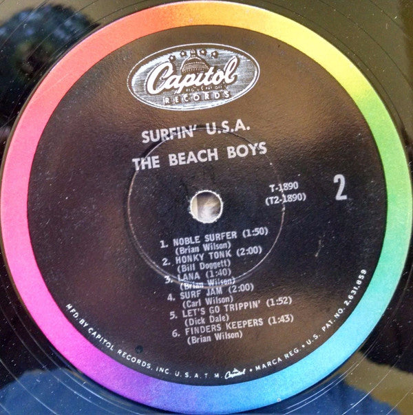 The Beach Boys : Surfin' U.S.A. (LP, Album, Mono)