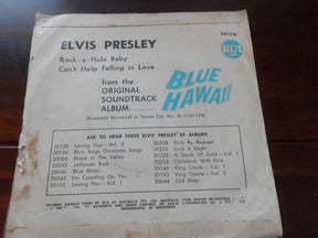 Elvis Presley : Can't Help Falling In Love / Rock-A-Hula Baby (7", Single, 3 P)