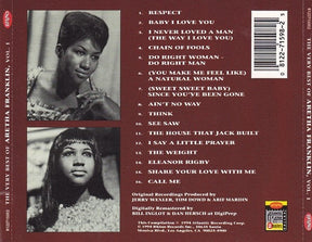 Aretha Franklin : The Very Best Of Aretha Franklin, Vol. 1 (CD, Comp, RM)