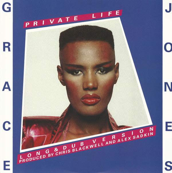 Grace Jones : Private Life (Long & Dub Version) / She's Lost Control (Long & Dub Version) (12", RSD, RE)