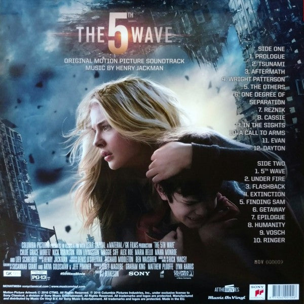 Henry Jackman : The 5th Wave (Original Motion Picture Soundtrack) (LP, Album, Ltd, Num, Yel)