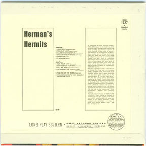 Herman's Hermits = Herman's Hermits : Herman's Hermits Plus = ハーマンズ・ハーミッツ・プラス (CD, Album, Mono, Ltd, RE, RM, Car)