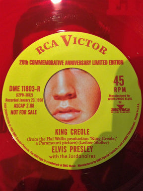 Elvis Presley : King Of The Whole Wide World / King Creole (7", Single, Ltd, Red)