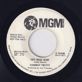 Conway Twitty : Walk On By (7", Promo)